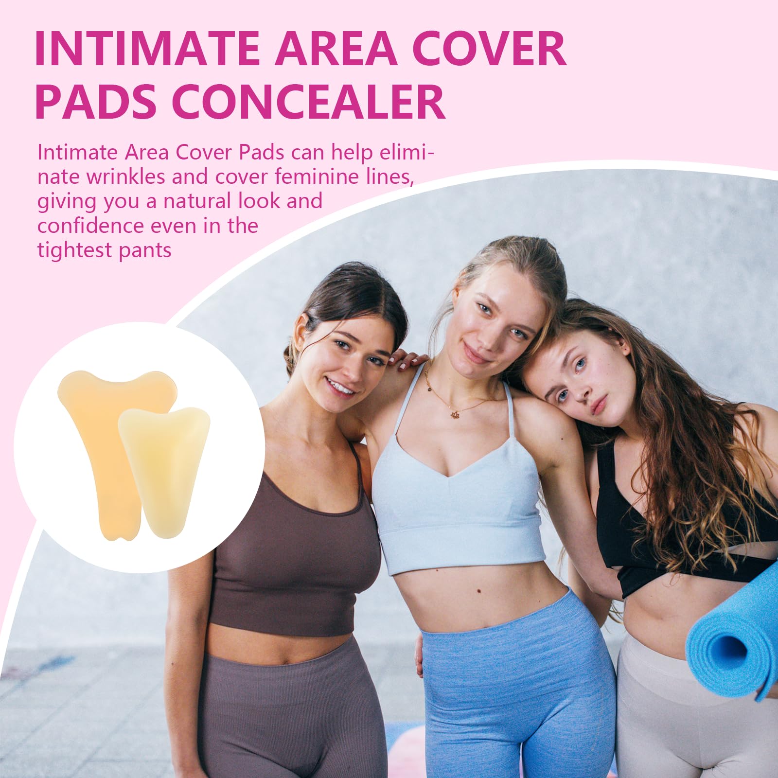 ILIORGOGO uso con leggings urbano explicando ajuste invisible bajo ropa ceñida