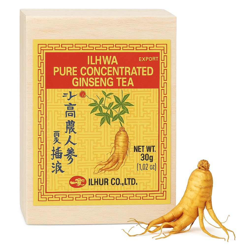 Ilwha detalle de la textura en pasta del ginseng para dosificación fácil y mezcla rápida