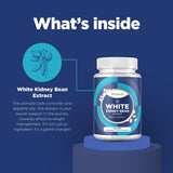 Phytoral Extracto de Frijol Blanco (White Kidney Bean) 60 cápsulas — bloqueador de carbohidratos y apoyo al metabolismo