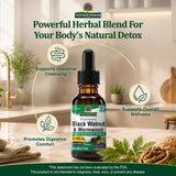 Nature's Answer Extracto de Nogal Negro y Ajenjo 1 oz - 2,000 mg, sin alcohol, vegano