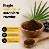 Herb To Body Saw Palmetto polvo de bayas 4 oz - Serenoa repens puro, molienda fina para fórmulas y cápsulas