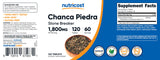 Nutricost Chanca Piedra extracto — 120 tabletas (60 servicios), 1.800 mg por toma, vegetariano y sin gluten