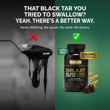Sakoon nutrition Gomitas Pure Shilajit con Aceite de Semilla Negra — Resina Himalaya, Energía y Claridad Mental