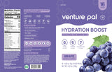 Venture Pal Polvo Electrolitos sin Azúcar — 16 sobres para Hidratación Rápida y Recuperación, 5 Vitaminas y 7 Electrolitos
