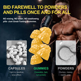 Health4All Gomitas de Creatina Monohidrato 5 g — Piña, 120 unidades veganas para energía y fuerza