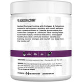 Jacked Factory Creatina para Mujeres - Creatina Monohidrato 30 serv, Colágeno & Calostro, Raspberry Lemonade para fuerza y recuper