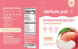 Venture Pal sobres electrolitos sin azúcar 16 sticks — vegano, 7 electrolitos y 5 vitaminas para hidratación rápida
