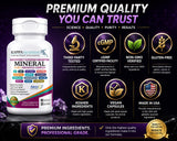 KAPPA NUTRITION Complejo Mineral 13 en 1 90 cápsulas veganas — D3 y K2 para mejor absorción