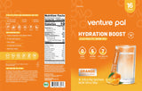 Venture Pal sobres de electrolitos sin azúcar, 16 sticks — hidratación rápida, 7 electrolitos y 5 vitaminas