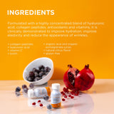 IMAGE Skincare vial añadido a un smoothie, beneficio de sabor y mezcla fácil