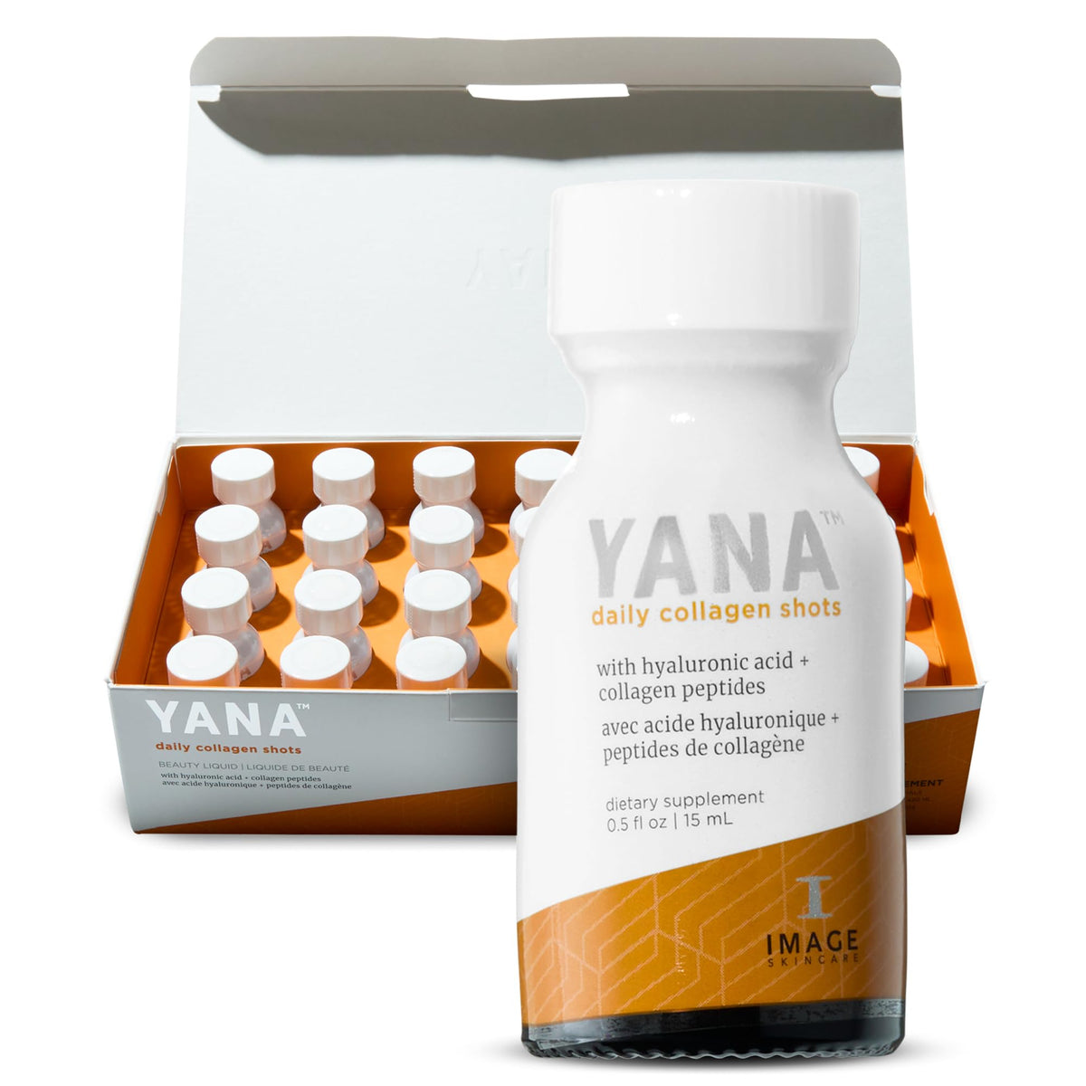 IMAGE Skincare envase frontal mostrando 28 viales y beneficio de uso mensual