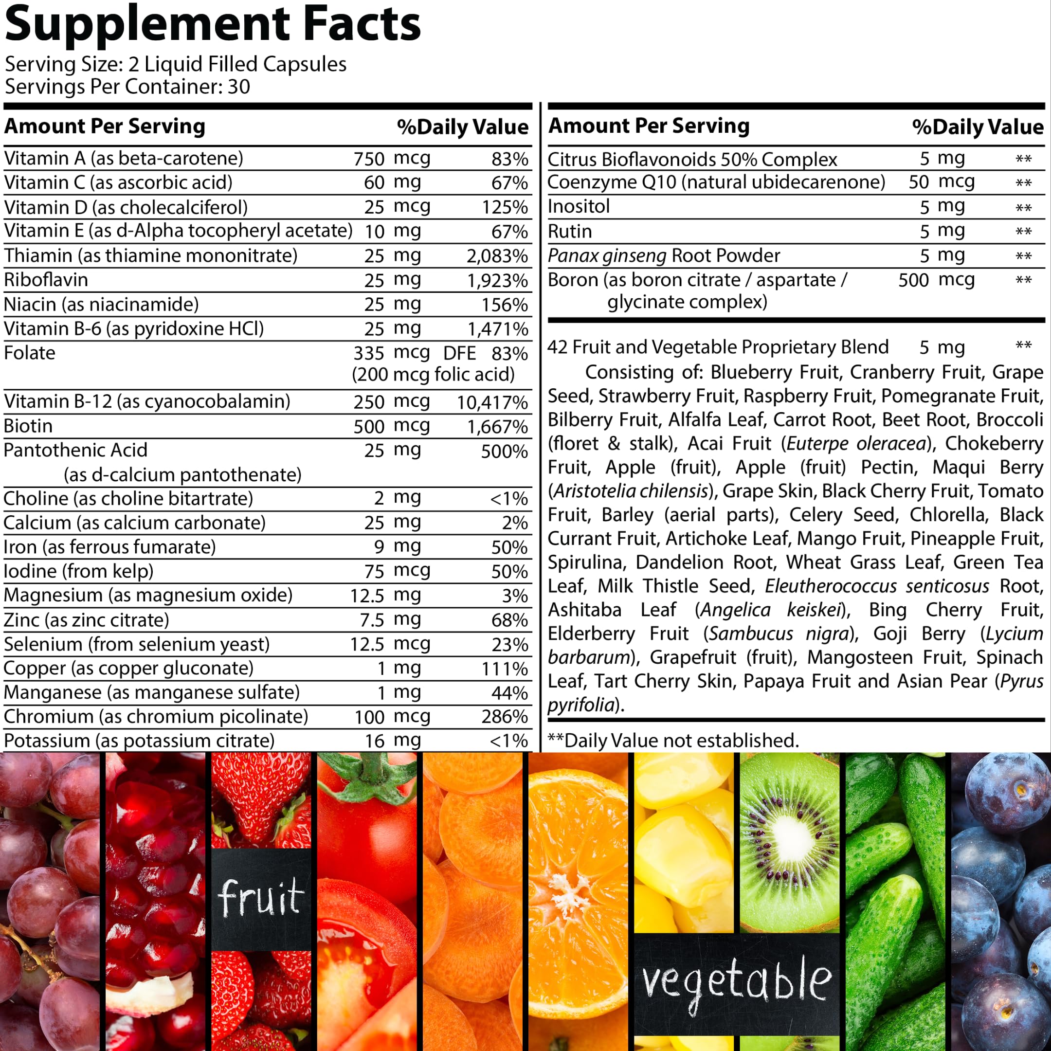 Iman Vitamins mezcla de frutas y verduras que aporta antioxidantes