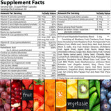 Iman Vitamins mezcla de frutas y verduras que aporta antioxidantes