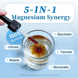 iMATCHME etiqueta con ingredientes y formas de magnesio para transparencia