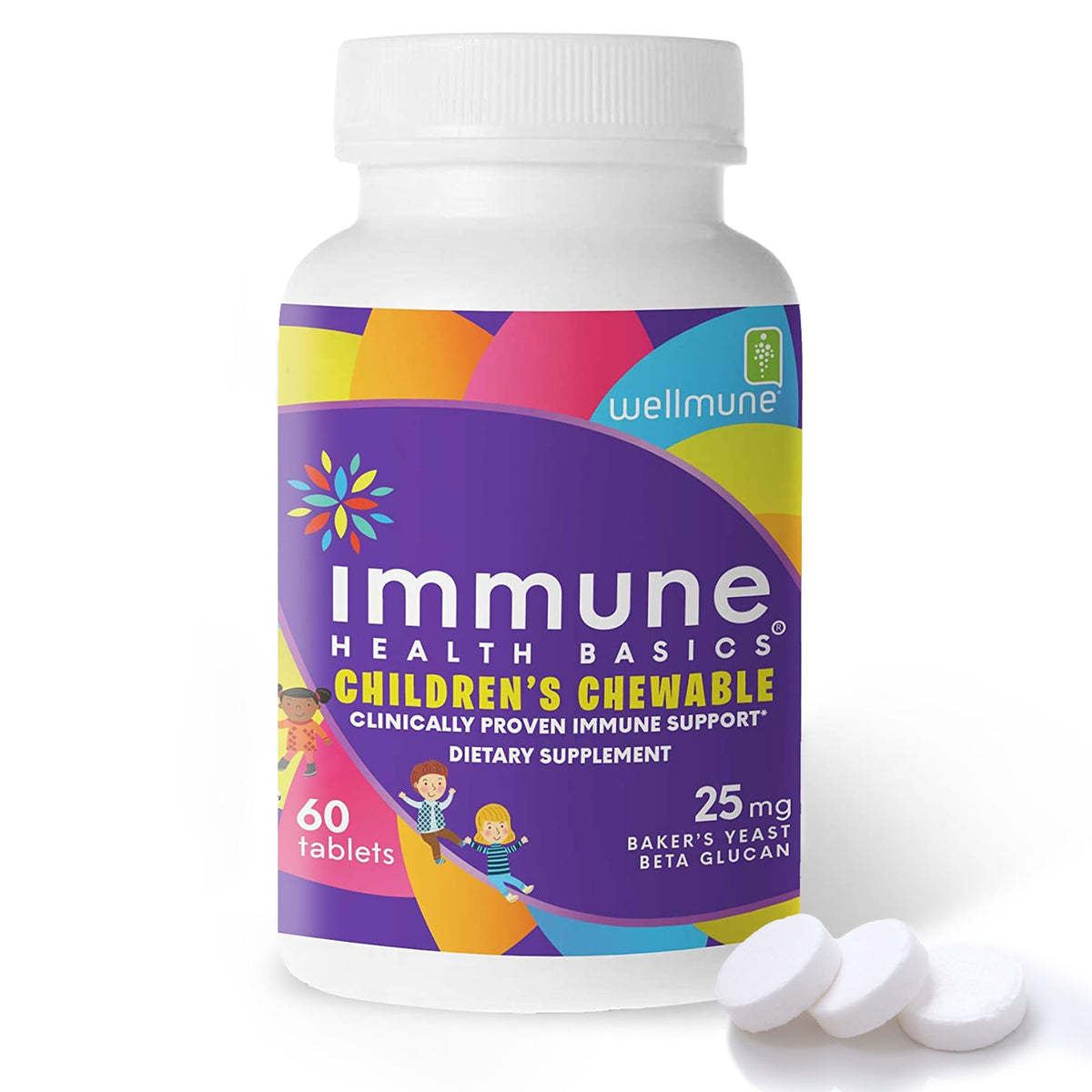 Immune Health Basics frente del envase mostrando la dosis y beneficio práctico