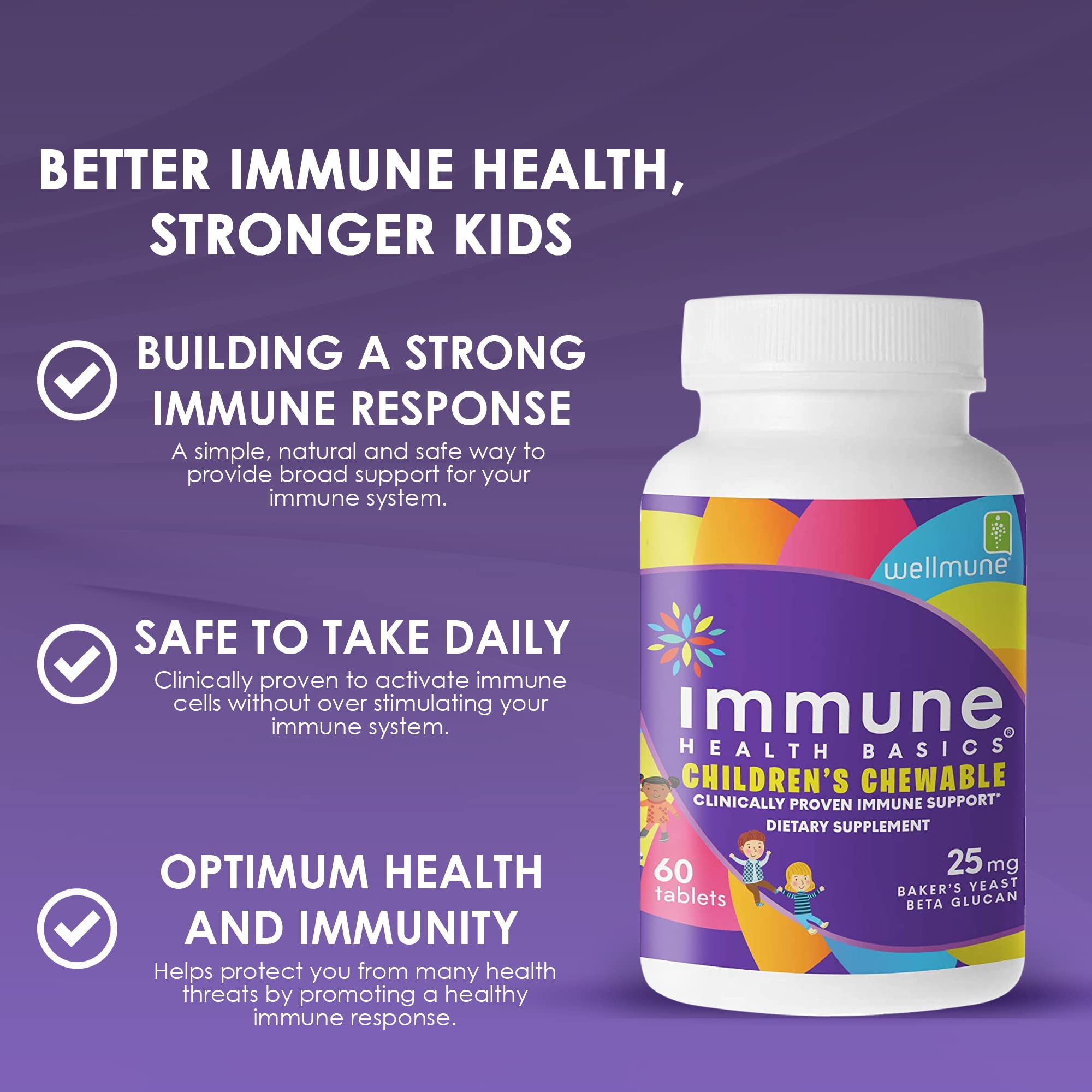 Immune Health Basics familia usando el suplemento para rutina diaria infantil