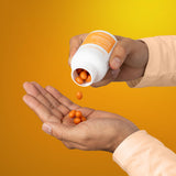 Immunotec primer plano de cápsula blanda mostrando textura y tamaño