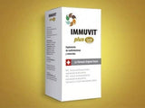 IMMUVIT-PLUS-Q10 cápsula de gel en primer plano que destaca absorción y comodidad