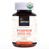 IncAs by Asiya Life frasco vertical con softgels, presenta pureza y conveniencia