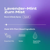 Indigo Wild zum mist detalle de etiqueta que revela ingredientes naturales