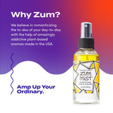 Indigo Wild Zum Mist etiqueta con ingredientes visibles que demuestra formulación natural