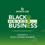 INFINITE AGE composición mostrando Irish Moss, Bladderwrack y Burdock Root
