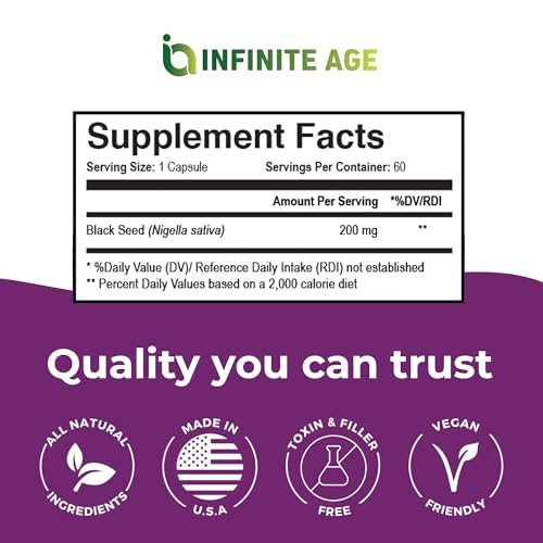 INFINITE AGE etiqueta con información nutricional para transparencia