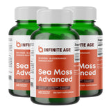 INFINITE AGE frasco frontal mostrando etiqueta y beneficios clave