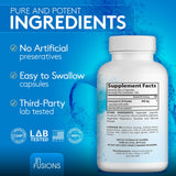 Infusions etiqueta con detalles de ingredientes y certificaciones visibles
