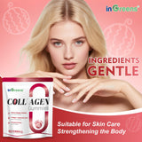 Escena de belleza con inGreens junto a productos de cuidado personal