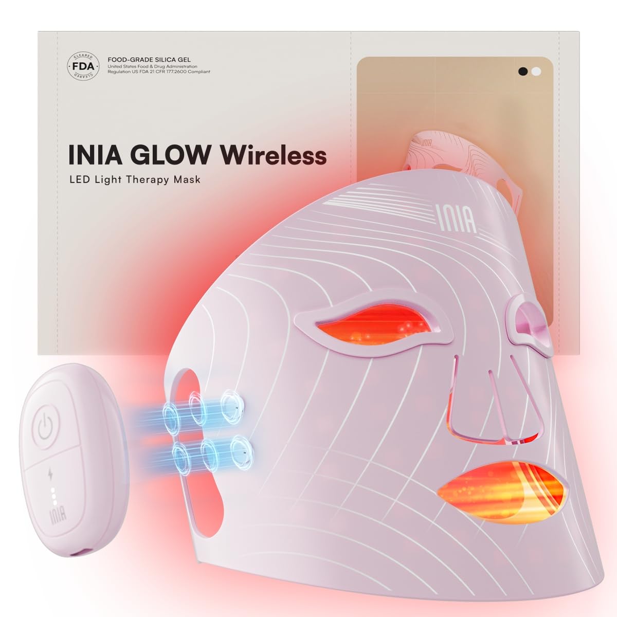 INIA máscara frontal mostrando ajuste cómodo y cobertura facial