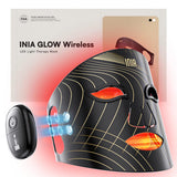 INIA GLOW máscara frontal mostrando el diseño ergonómico y comodidad