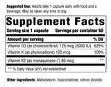 Innate Response etiqueta nutricional y lista de ingredientes visible