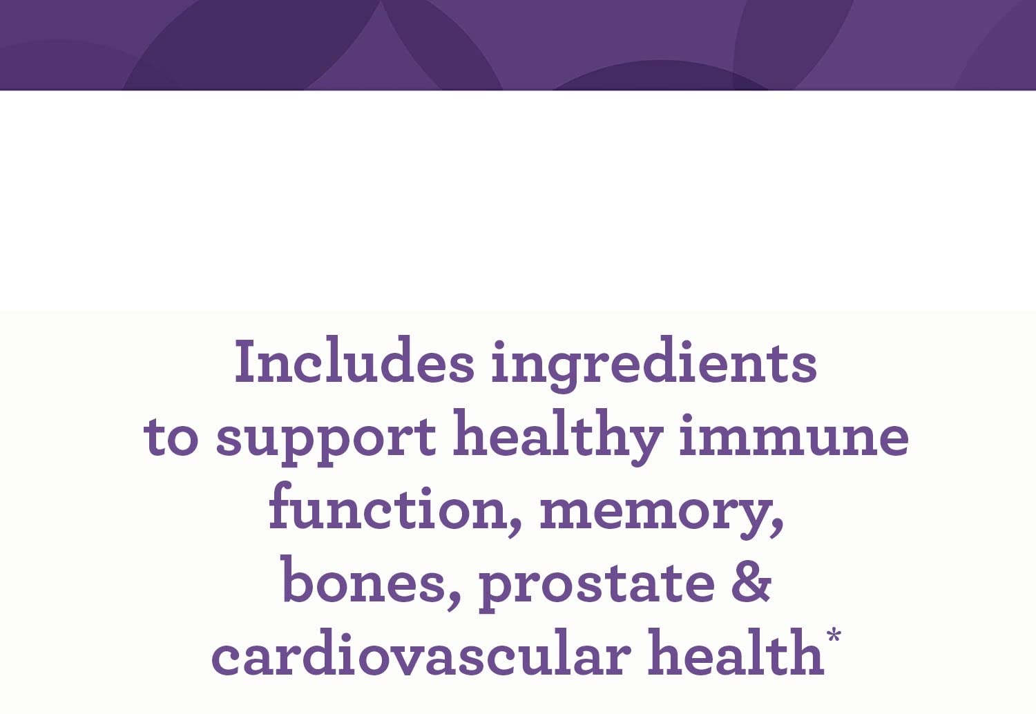 INNATE Response primer plano de la lista de nutrientes y concentraciones