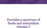 Innate Response Formulas disposición de cranberries arándanos y verduras que aportan antioxidantes