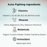 Innate Skin etiqueta detallada con ingredientes y beneficios visibles