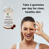 Innate Skin etiqueta con lista de ingredientes y aporte vitamínico
