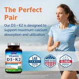 Innate Vitality etiqueta con información de D3 10000 IU y K2 MK‑7 200 mcg