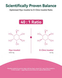Inner Brightness etiqueta nutricional destacando dosis y proporciones