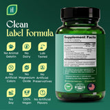 InnerHerb textura de cápsula en primer plano para ver calidad vegetal