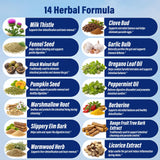INNIOXV pure etiqueta con lista de ingredientes para transparencia