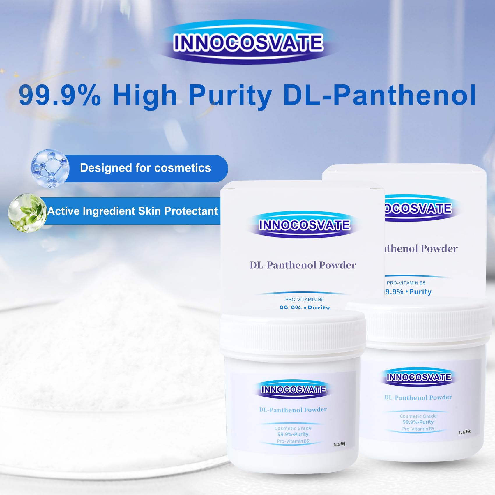 INNOCOSVATE polvo en cucharita, beneficio para medir dosis exactas