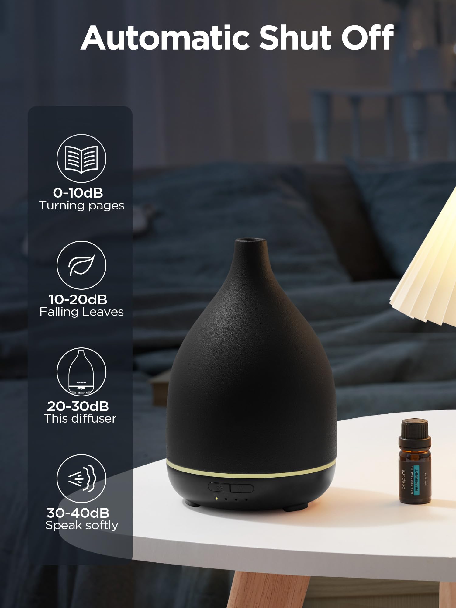 InnoGear comparación de tamaño en mano mostrando portabilidad y ajuste en espacios pequeños