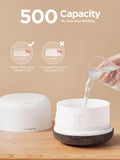 InnoGear comparado con una taza para ver escala, beneficio: capacidad 500 ml visible