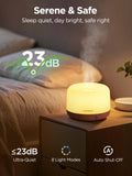 InnoGear comparación de tamaño del difusor mostrando escala doméstica
