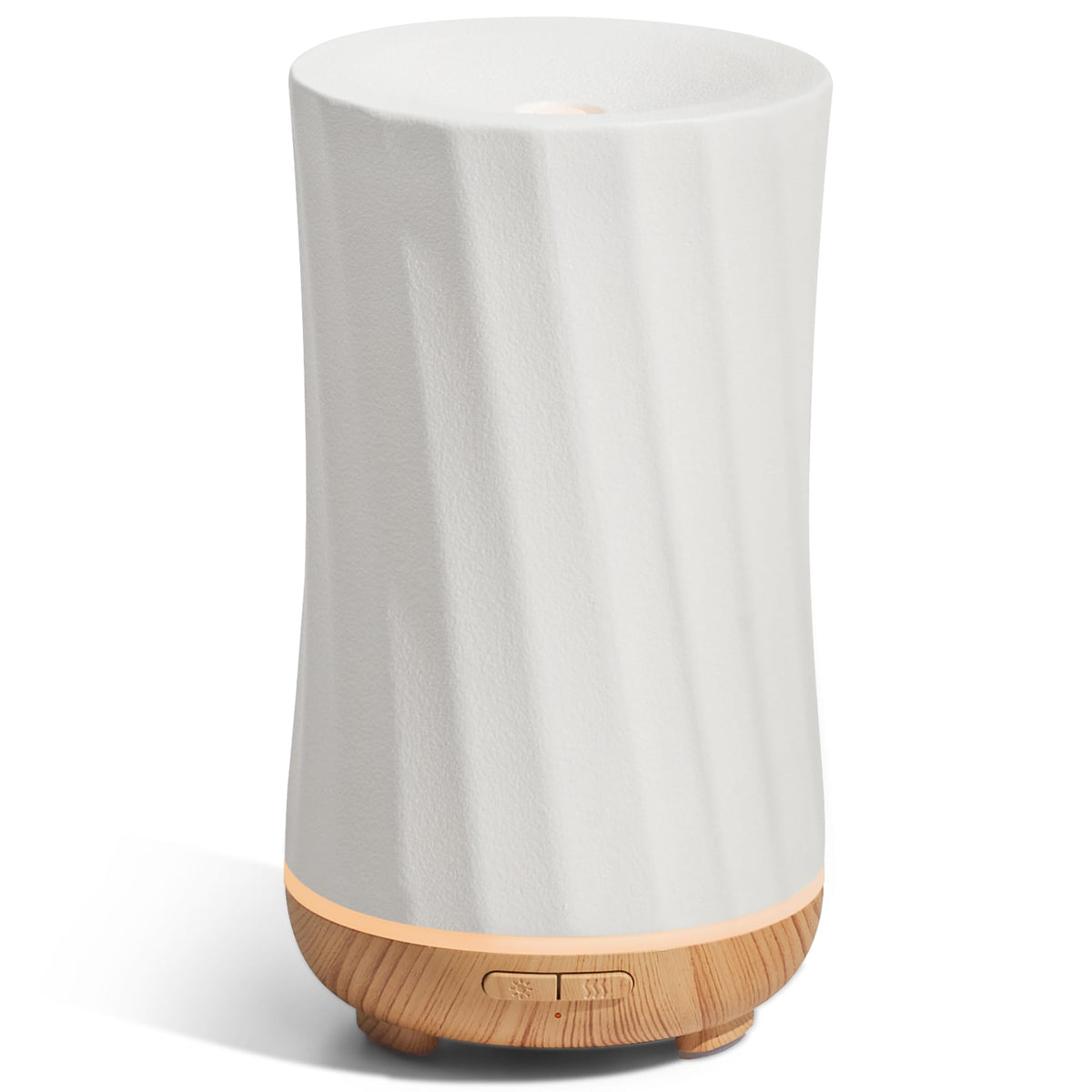 InnoGear difusor cerámico frontal mostrando diseño elegante y beneficio decorativo