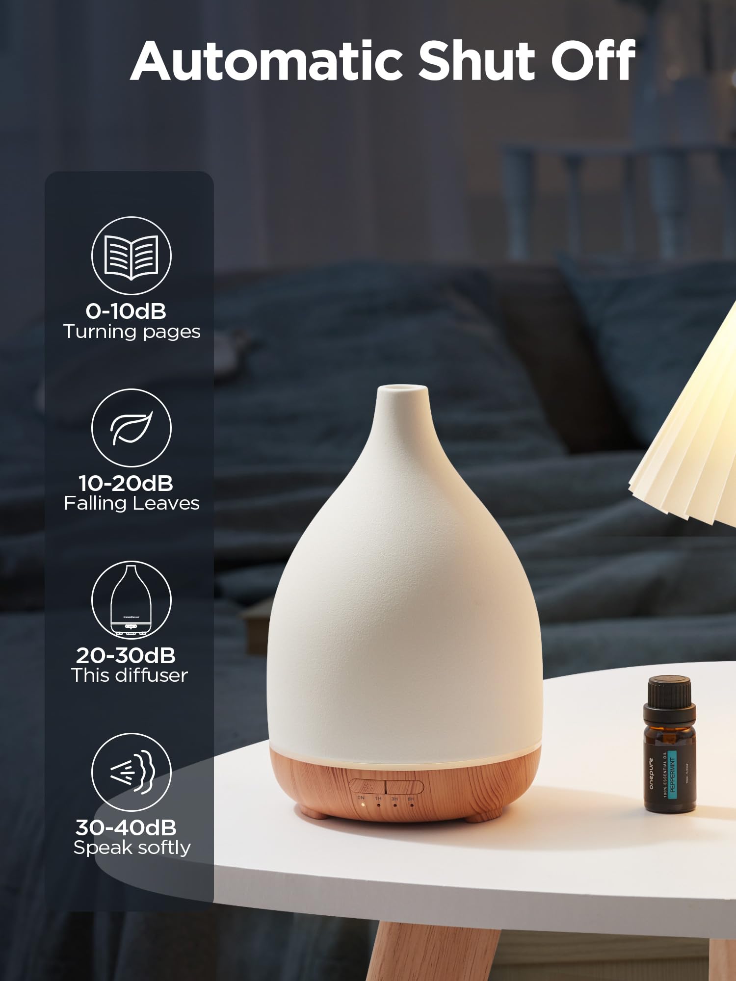InnoGear comparación de tamaño junto a objetos cotidianos para referencia práctica