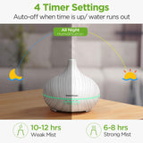 InnoGear difusor en uso en sala, crea ambiente relajante