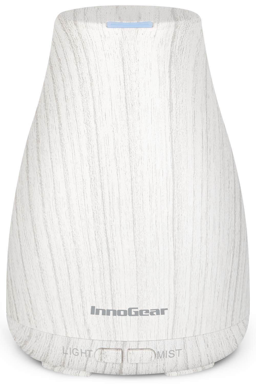 InnoGear difusor frontal en blanco mostrando diseño compacto y elegante