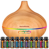InnoGear difusor frontal con diseño vetado madera, aspecto elegante y funcional